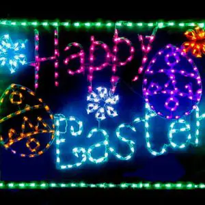LED Happy Easter Sign