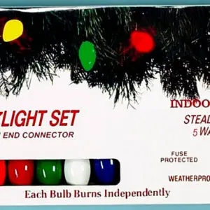 Indoor and outdoor festive light bulbs