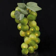 Decorative light-up grape cluster
