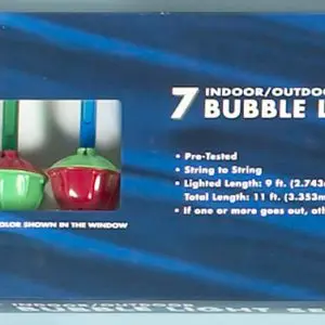 7 Bubble Light Set