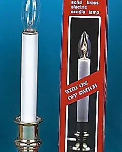 Electric Brass Candle