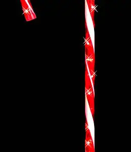 Lighted Candy Cane Yard Stake