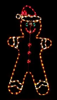 Lighted Gingerbread Boy