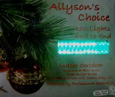 100 Mini Light Set (Green Cord)