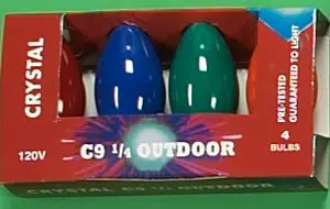 C9 Bulb Replacement 4 pack