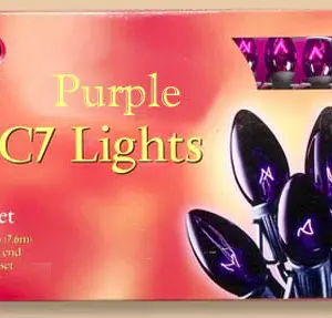 25 Purple C7 Lights