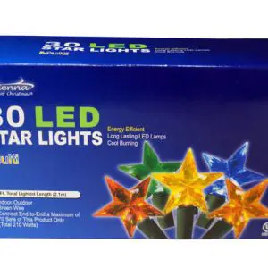 30 LED Lighted Stars