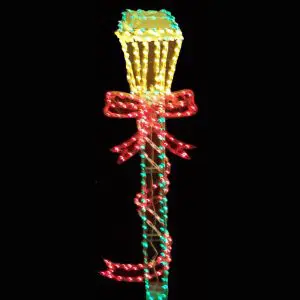 Free Standing 3-D LED Lamp Post 3-D