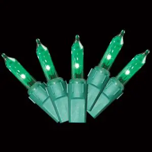100 Green Mini Lights