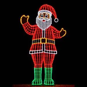 11' 3D Santa Claus