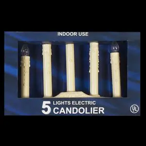 Vintage 5 Light Candolier