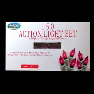 Valentines Day Pink Action Lights
