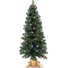 Fiber Optic Tree with LED Stars