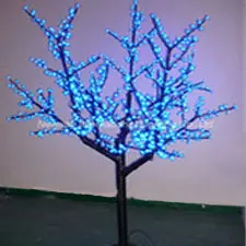 LED Blue Flower Tree