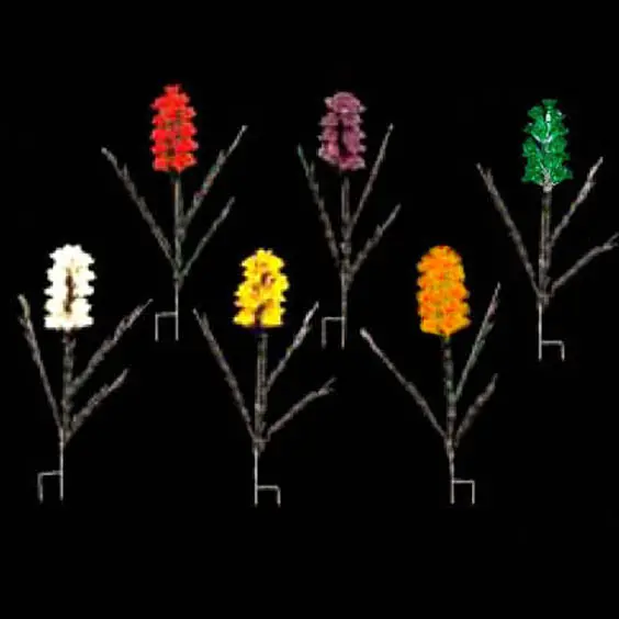 LED Lighted Hyacinth Flower