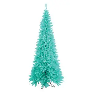7.5' Aqua Christmas Tree