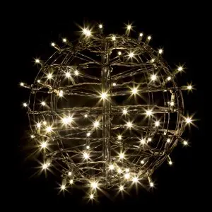 LED Brown Wire Sphere