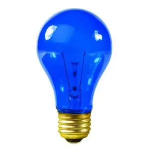 Blue Party Light Bulb