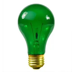 Green Party Light Bulb