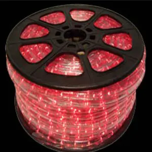 Red LED Rope Light Spool