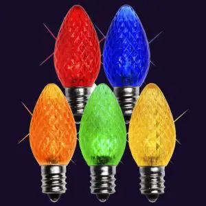 LED C7 Twinkle Bulbs