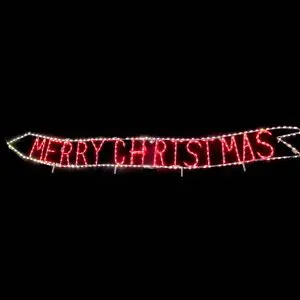Merry Christmas Airplane Banner