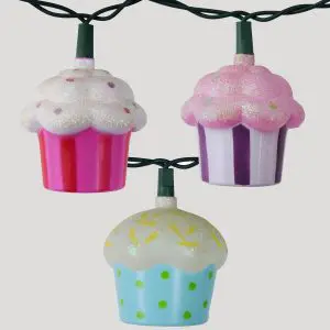 Set of 10 Cupcake Lights