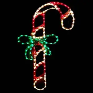 Large Candy Cane with Bow
