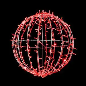 LED Jumbo Red Sphere