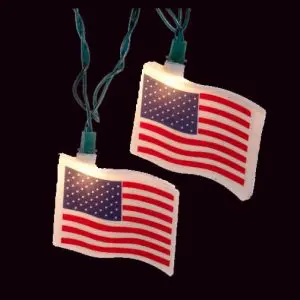 USA Flag Novelty Light Set