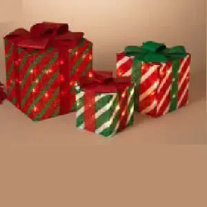 Striped Gift Boxes