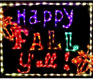 Happy Falll Sign