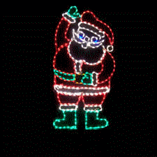 Animated Waving Santa