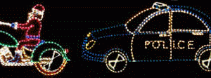 Police Chasing Santa