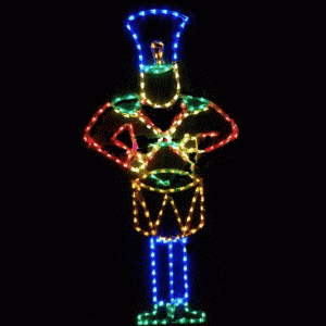 Animated Drumming Soldier