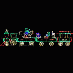 Animated Frosty Train