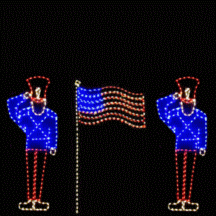 Animated USA Patriotic Salute