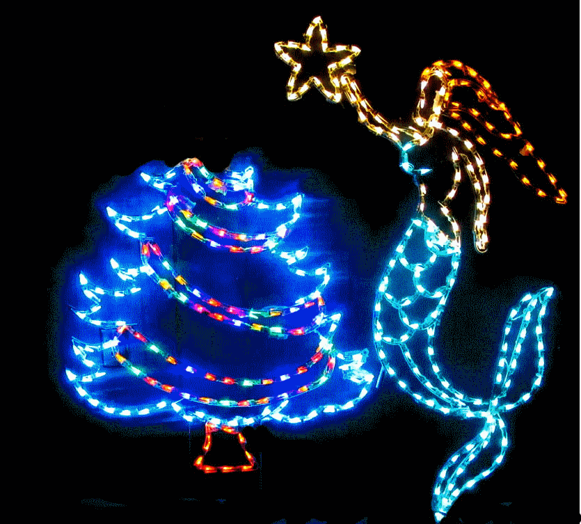 Mermaid at Christmas