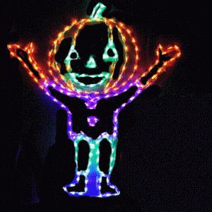 Animated Pumpkin Head Boy