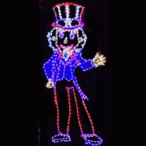 Animated Uncle Sam Display